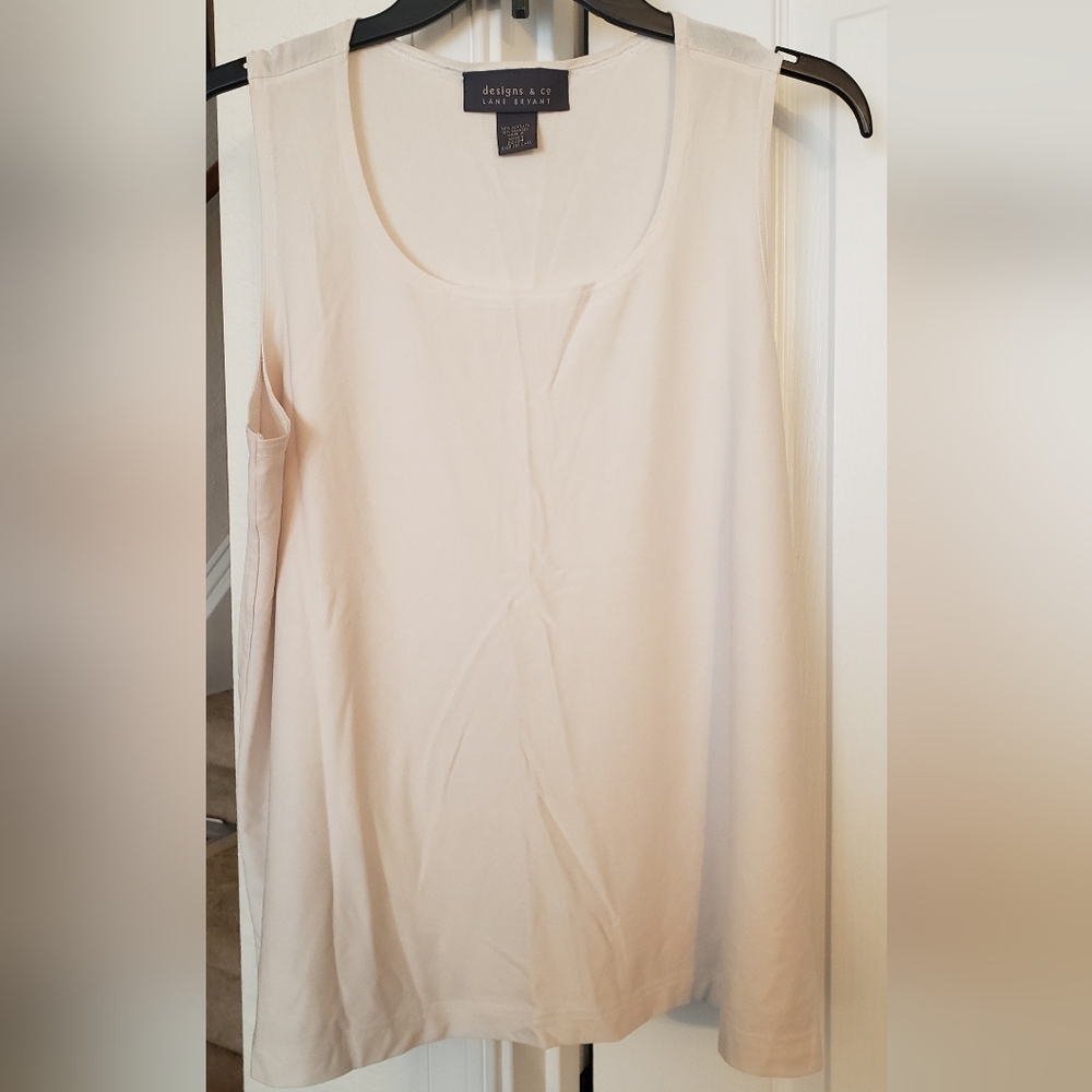 Off white Lane Bryant tank 22/24